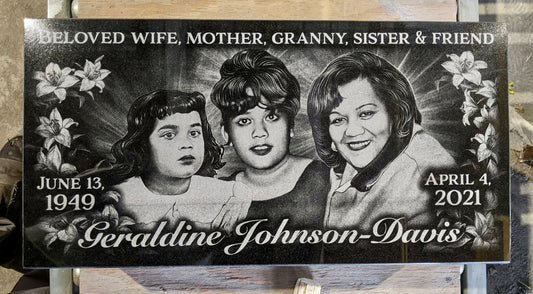 Diamond-etched Markers and Monuments