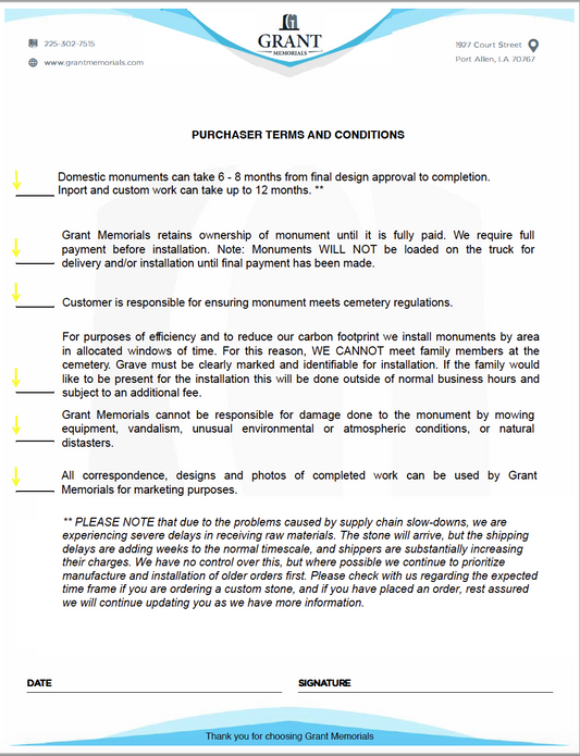 Purchaser Terms and Conditions