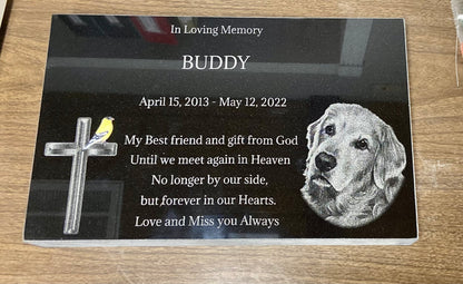 Granite Flat Pet Marker