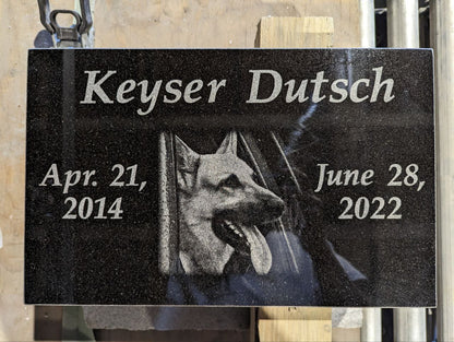 Granite Flat Pet Marker