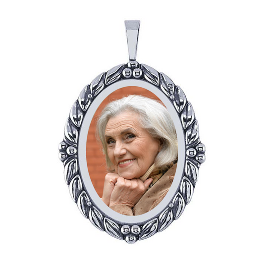 Sterling Silver Photo Pendant