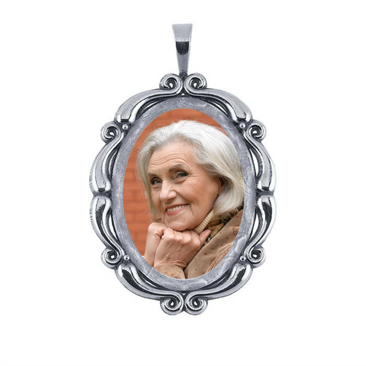 Sterling Silver Photo Pendant