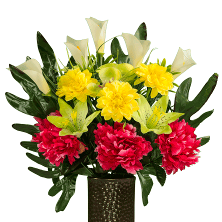 Small Silk Cemetery Arrangement